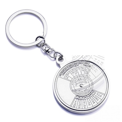 India Desire : Buy Silver Calendar Key Chain At Rs 39 From Snapdeal [Flat 97% Off]
